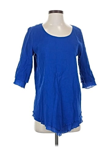 Soft Surroundings 3/4 Sleeve Top (view 1)