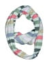 Unbranded Stripes Green Gray Scarf One size - photo 1