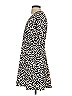Uniqlo 100% Polyester Animal Print Ivory Casual Dress Size XS - photo 5