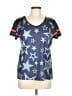 Assorted Brands Stars Blue Short Sleeve T-Shirt Size L - photo 1
