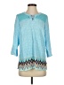 J.Jill 100% Rayon Blue 3/4 Sleeve Blouse Size XS - photo 1