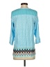 J.Jill 100% Rayon Blue 3/4 Sleeve Blouse Size XS - photo 2