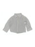 First Impressions Chevron-herringbone Gray Long Sleeve Button-Down Shirt 12-18 MO / 18 MO - photo 1