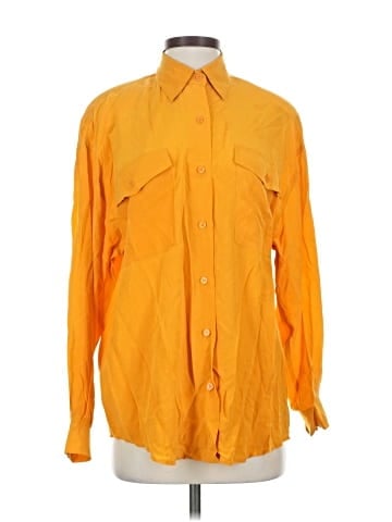 Spenser Jeremy Long Sleeve Silk Top (view 1)