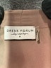 Dress Forum 100% Polyester Tan Long Sleeve Top Size M - photo 3