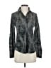 David Cline Paisley Gray Long Sleeve Blouse Size S - photo 1