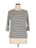 Kim & Cami Gray 3/4 Sleeve Top Size 1X - photo 1