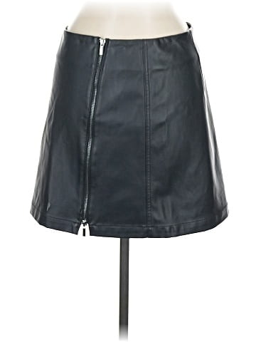 French Connection Faux Leather Skirt (view 2)