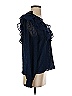 Hutch 100% Polyester Blue Long Sleeve Blouse Size S - photo 4