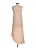 BCBGMAXAZRIA 100% Polyester Solid Tan Casual Dress Size XXS - photo 2