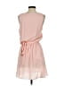 Three Eighty Two 100% Polyester Solid Pink Casual Dress Size S - photo 2