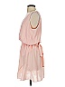 Three Eighty Two 100% Polyester Solid Pink Casual Dress Size S - photo 5