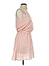 Three Eighty Two 100% Polyester Solid Pink Casual Dress Size S - photo 4