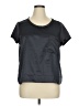 Jennifer Lopez 100% Polyester Black Short Sleeve Top Size XL - photo 1