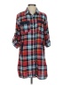 Assorted Brands Plaid Red 3/4 Sleeve Blouse Size S - photo 1