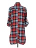 Assorted Brands Plaid Red 3/4 Sleeve Blouse Size S - photo 2