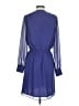BCBGeneration 100% Polyester Solid Blue Casual Dress Size S - photo 2