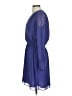 BCBGeneration 100% Polyester Solid Blue Casual Dress Size S - photo 5