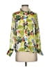 Alex Vinash 100% Polyester Floral Green Long Sleeve Blouse Size S - photo 1