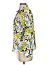 Alex Vinash 100% Polyester Floral Green Long Sleeve Blouse Size S - photo 5