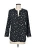 Daniel Rainn Stars Black 3/4 Sleeve Blouse Size M - photo 1