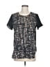 Charlie Jade 100% Polyester Black Short Sleeve Top Size M - photo 1