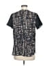 Charlie Jade 100% Polyester Black Short Sleeve Top Size M - photo 2
