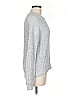 Gap 100% Cotton Solid Silver Pullover Sweater Size S - photo 4