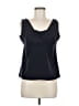 Lands' End Black Sleeveless Blouse Size 6 - photo 1