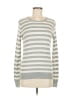 Gap Stripes Silver Pullover Sweater Size M - photo 1