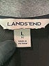 Lands' End Solid Black Casual Dress Size L - photo 7