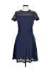 MICHAEL Michael Kors Blue Casual Dress Size L - photo 1