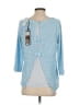 Passioni Blue Pullover Sweater Size S - photo 2