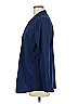 Unbranded Blue 3/4 Sleeve Button-Down Shirt Size M - photo 5