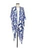 Michael Stars 100% Viscose Blue Kimono One size - photo 1