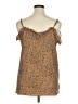 Oddi 100% Polyester Brown Sleeveless Blouse Size 1X - photo 2
