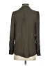 Odille 100% Rayon Gray Green Long Sleeve Blouse Size 0 - photo 2
