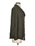 Odille 100% Rayon Gray Green Long Sleeve Blouse Size 0 - photo 4