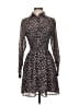 MICHAEL Michael Kors 100% Polyester Animal Print Black Cocktail Dress Size XS - photo 1