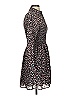 MICHAEL Michael Kors 100% Polyester Animal Print Black Cocktail Dress Size XS - photo 4