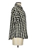 Madewell 100% Viscose Checkered-gingham Black Short Sleeve Button-Down Shirt Size XS - photo 4