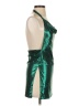 Unbranded Metallic Green Cocktail Dress Size S - photo 4