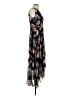 Calvin Klein 100% Polyester Paisley Black Cocktail Dress Size 2 - photo 4