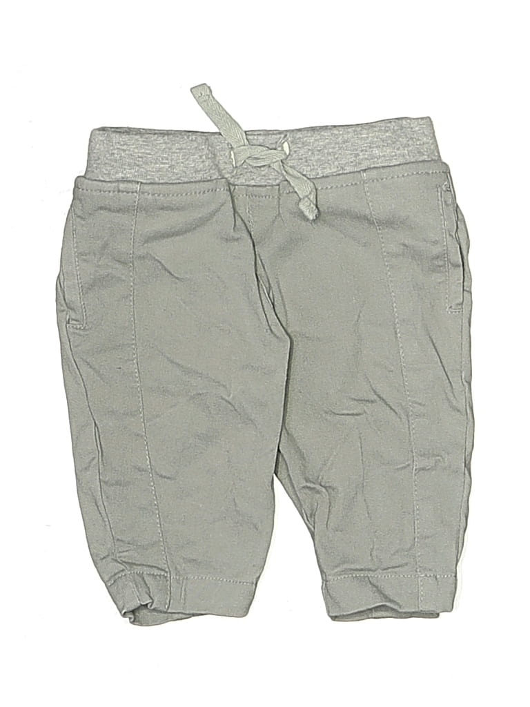 Pre-owned Monica + Andy Babies' Khaki Pant In Gray