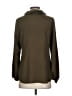 CAbi 100% Polyester Green Long Sleeve Blouse Size XS - photo 2