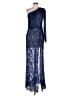 Barneys New York 100% Polyester Blue Cocktail Dress Size XL - photo 1