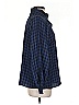 CAbi 100% Rayon Checkered-gingham Blue Long Sleeve Blouse Size XS - photo 5