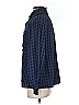 CAbi 100% Rayon Checkered-gingham Blue Long Sleeve Blouse Size XS - photo 4