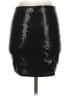 Garage 100% Polyester Metallic Black Casual Skirt Size S - photo 2