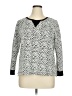 Apt. 9 Animal Print White Pullover Sweater Size XL - photo 1
